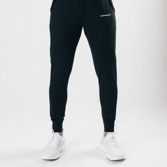 NEW Alphalete Men's PREMIUM V2 JOGGER BLACK - Picture 2 of 10